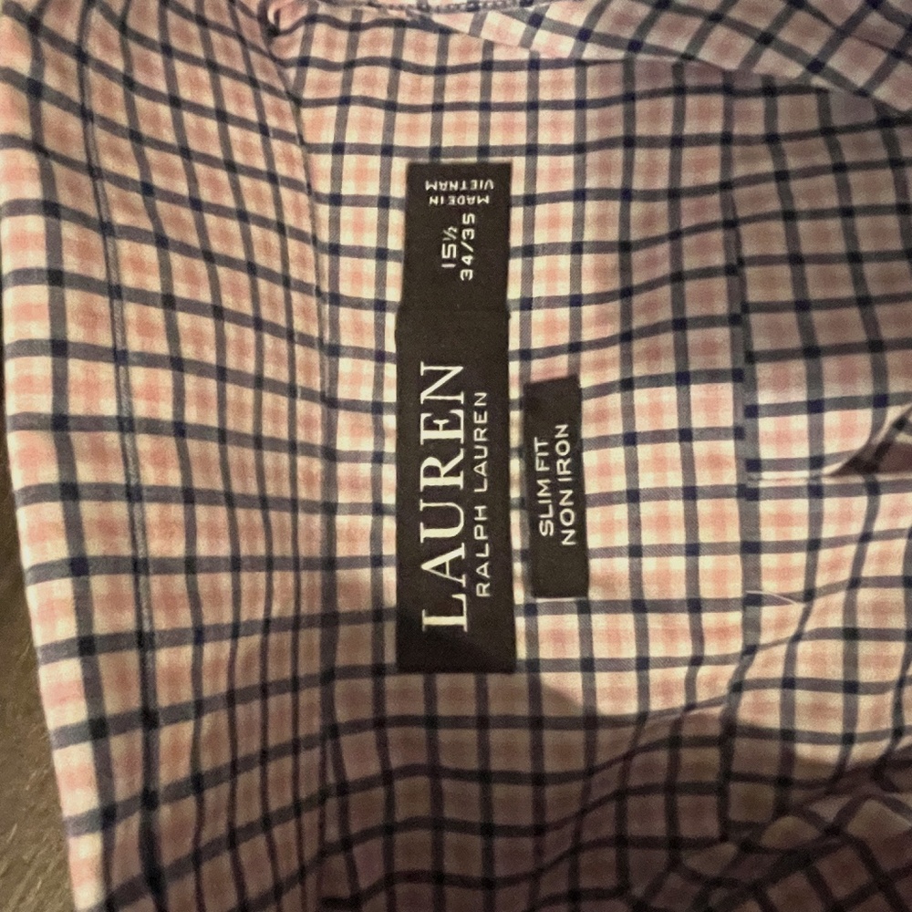 Ralph Lauren Mens Slim Fit Dress Shirt